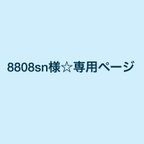 作品8808sn様☆専用ページ