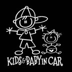 作品ステッカー　KIDS & BABY IN CAR 