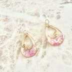 作品しずくの桜ピアス