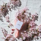 作品［大人気］春を運ぶ桜 4本セット♡ 水のいらない 高品質アートフラワー　桜 ミモザ