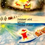 作品Summer and winter Santa Claus