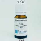 作品ｱﾛﾏｵｲﾙ ライム10ml(エッセンシャルオイル・精油)