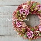 作品Spring wreath〜 桜色🌸