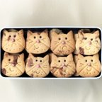 作品猫クッキーとディアマン缶