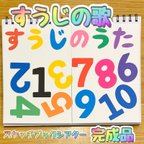 作品数字の歌　スケッチブックシアター完成品