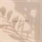 作品ayaka▽さま専用