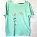 作品刺繍Tシャツ「夏は少しくらい浮かれていただかないと」