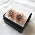 作品"Anemone" スパンコールイヤリング/ピアス