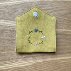 作品刺繍マスクケース