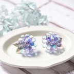 作品紫陽花　ピアス/イヤリング