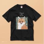 作品「FOX」/コットンTシャツ/送料無料