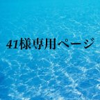 作品41様専用ページ