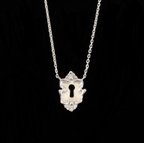 作品silver necklace (keyhole)