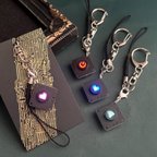 作品【電子部品】LEDが光るキーホルダー・ストラップ