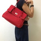 作品Flap bag (red)