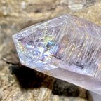 作品女神が宿る紫水晶✨レインボー　ベラクルス アメジスト　ラフストーン　原石
