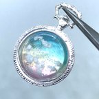 作品【雲レジン】ソラノカケラ  雲ペンダント(silver)