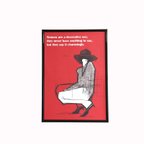 作品A4サイズポスターフレーム　womanシリーズ　女性イラスト