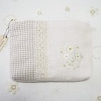 作品刺繍ポーチ