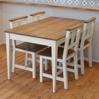 作品【 Dining table set 】　チャーチチェア×４脚セット