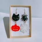 作品ハロウィンピアス/イヤリング🎃👻