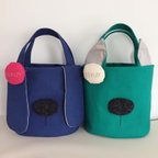 作品再販☆wanco bag ・わんこバッグ☆帆布8号生地♪選べるお色全12色！オーダーメイド☆