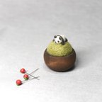 作品くつろぎパンダのピンクッション