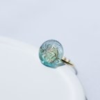 作品glass jellyfish ring　#18