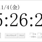 作品時計 ストップウォッチ タイマー 目覚まし ソフトウェア