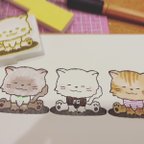 作品ねこはんこ