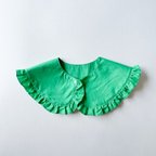 作品 【120-150size】KIDS COLLAR/付け襟 フリル◎cotton green