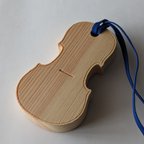 作品チェロ・エンドピン響板（チェロ型V1）／木材床用／2402／（Endpin Stopper Wooden Anchor Rest for Cello Anti Slip／Cypress））