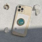 作品【ラスト1点】ターコイズブルー*マーメイドスマホリング