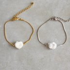 作品「bubble」　bracelet   gold／silver