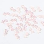 作品ピンク　6個 バラパーツ　フラワーパーツ　ネイルパーツ　韓国パーツ　レジンパーツ　3d