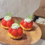 作品いちごのタルト＊おままごとケーキ屋さん始めます🍓