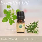 作品シダーウッド精油3ml~　アロマオイル/エッセンシャルオイル/ケモタイプ精油/Cedar Wood