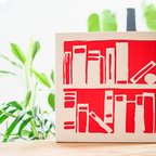 作品【CM登場】My Old Bookshelf ファブリック/アートパネル