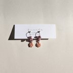 作品Tubu earrings (very berry strawberry)

