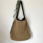 作品20%OFF☆バイカラーショルダーバッグ