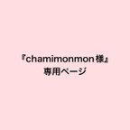 作品『chamimonmon様　専用ページ』