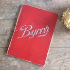 作品フランス　BYRRH　ビイル　1930年代 レストランメニューカバー　6064