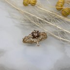 作品K18YG FANCY BROWN DIAMOND RING #12