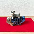 作品オーダー制作　犬と陶鯉のぼり(小サイズ単品)