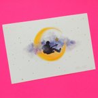 作品【RieN0Z】癒しスピリチュアルアート☆メモリーオイルSLEEP使用☆ポストカード