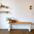 作品bench(W) ‥オーダーメイド‥ for dining and interior_simple