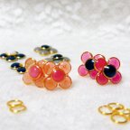 作品【ピアス】＊Round　Flower＊