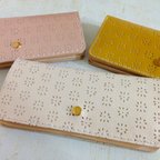 作品花がら長財布