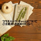 作品ブラスパーツ・チャームについてご注意点