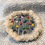 作品刺繍ブローチ_雲